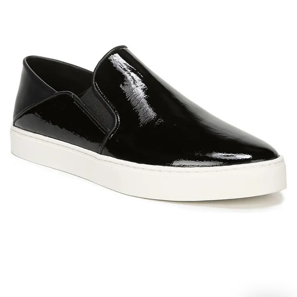 Vince Shoes - NEW Vince Garvey Slip On Black Leather FREE SHIPPING